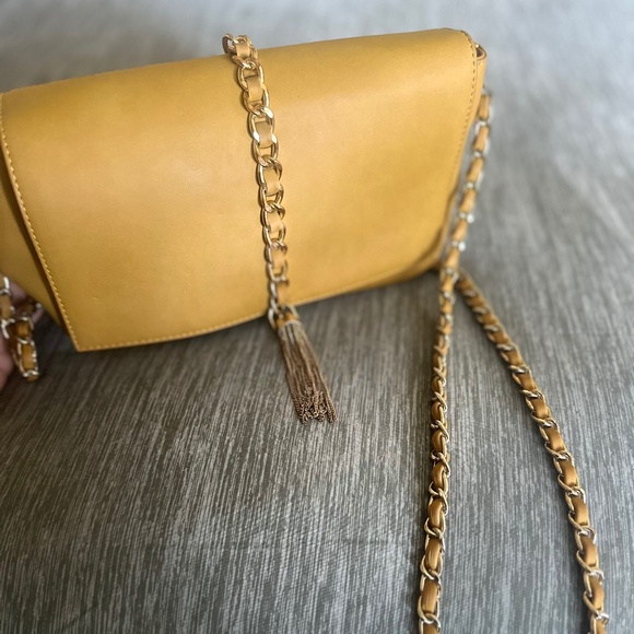 Tan Suede Material Handbag - Picture 1 of 7